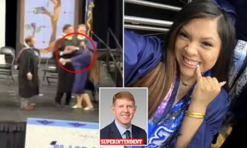 Kansas Teacher Grabs Students at Graduation, Sparking Controversy
