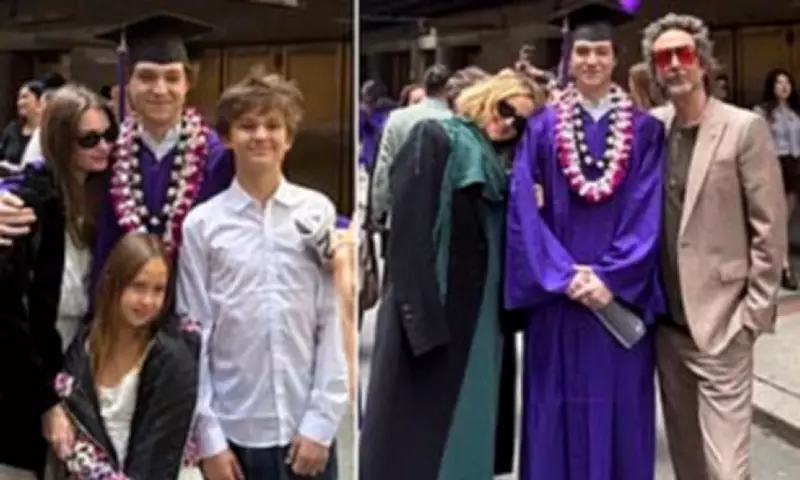 Kate Hudson and Chris Robinson Unite for Son Ryder's NYU Graduation
