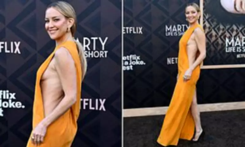 Kate Hudson Turns Heads in Daring Yellow Gown at Martin Short's Netflix Doc Premiere