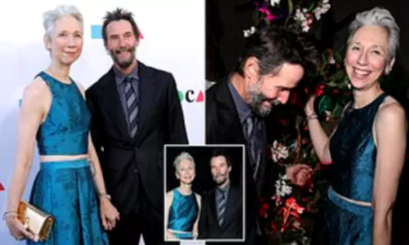 Keanu Reeves and Alexandra Grant Share Rare Smile at MOCA Gala