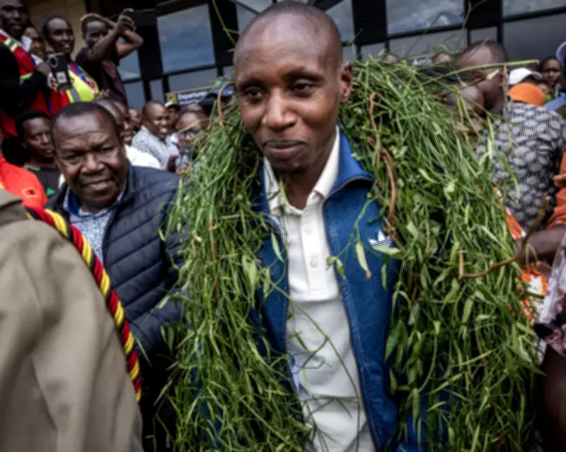 Kenyan Hero Sabastian Sawe Returns Home After Sub-Two Hour Marathon