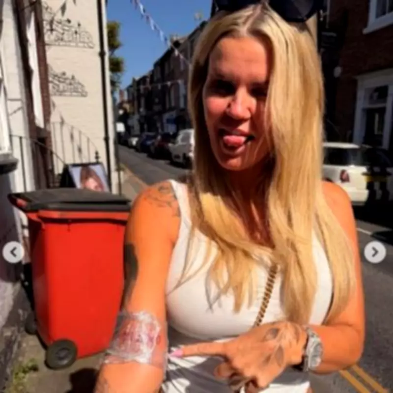 Kerry Katona Gets Emotional 'Ti Amo' Tattoo for Boyfriend's Anniversary
