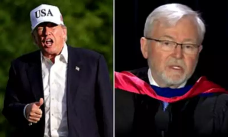 Kevin Rudd Takes Swipe at Trump in New Newsletter Debut