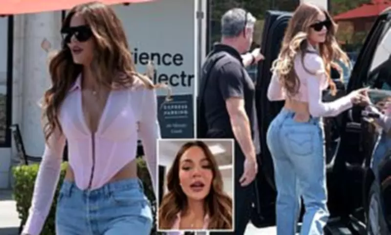 Khloe Kardashian Shows Off Curves in Tight Outfit During Calabasas Starbucks Visit