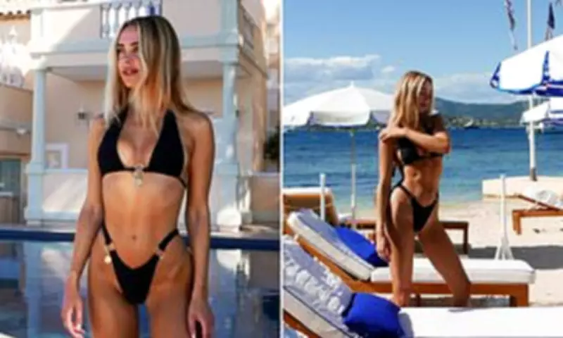 Kimberley Garner Stuns in Black Bikini from Her Sunday Swim Brand