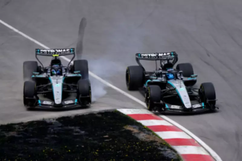 Kimi Antonelli Rages at George Russell in Mercedes Clash at Canadian GP Sprint