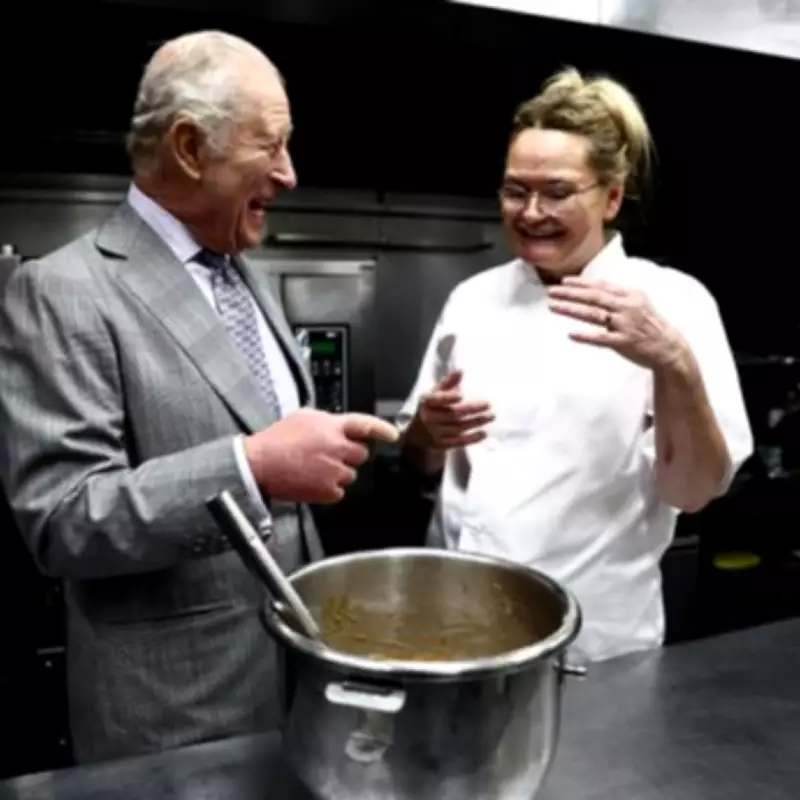 King Charles Bakes Cake at Community Pub Feeding Needy in Northern Ireland