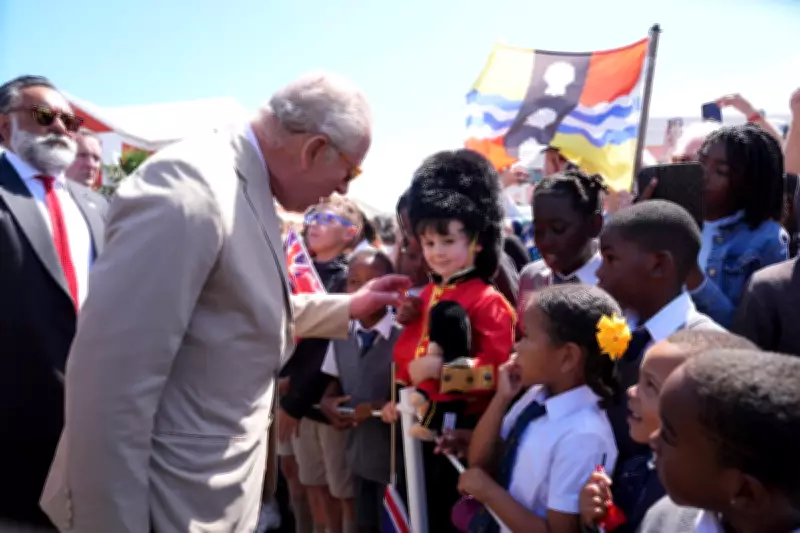 King Charles Overwhelmed by Hundreds of School Children in Bermuda Welcome