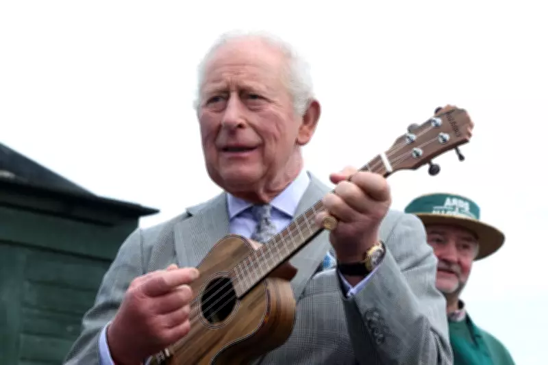 King Charles plays ukulele as Queen Camilla enjoys ice cream in Northern Ireland