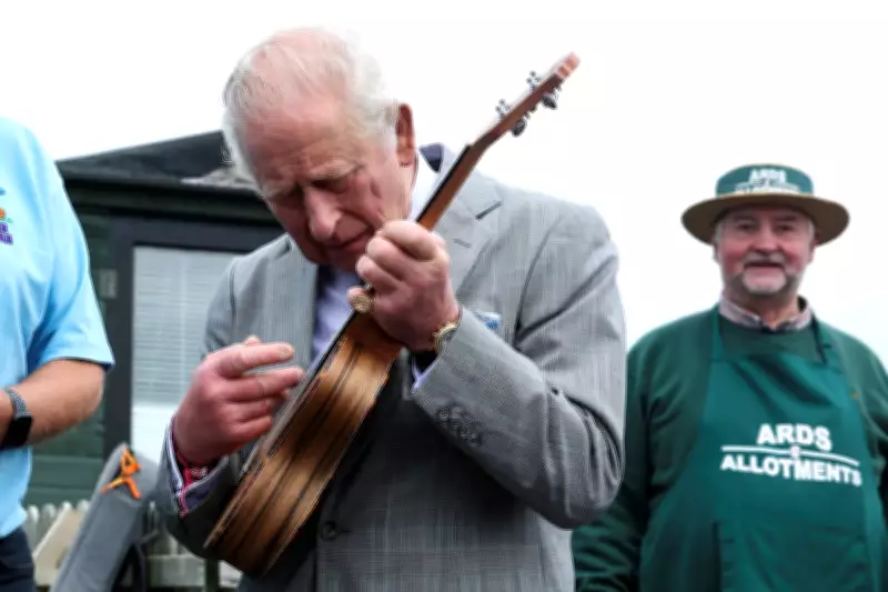King Charles Strum Ukulele During Northern Ireland Visit