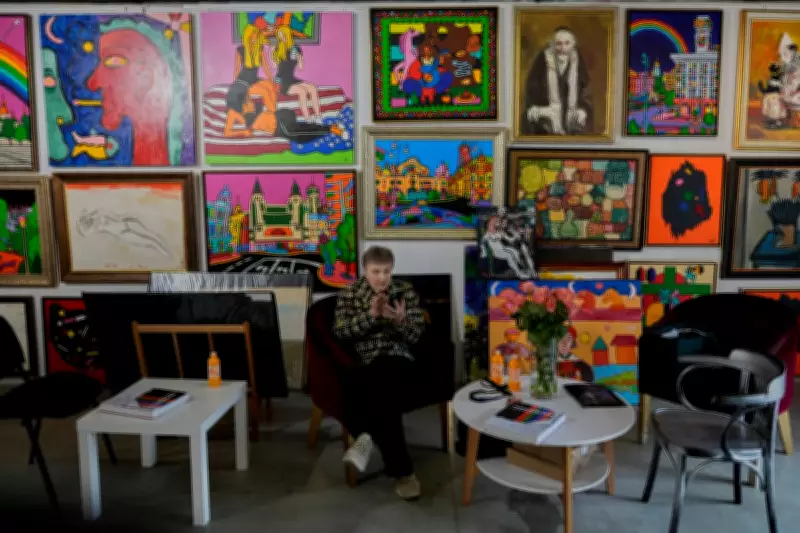 Kyiv Art Fair Offers Cultural Escape and Resilience Amid War