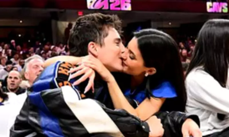 Kylie Jenner and Timothée Chalamet Celebrate Knicks' NBA Finals Berth with Courtside Kiss