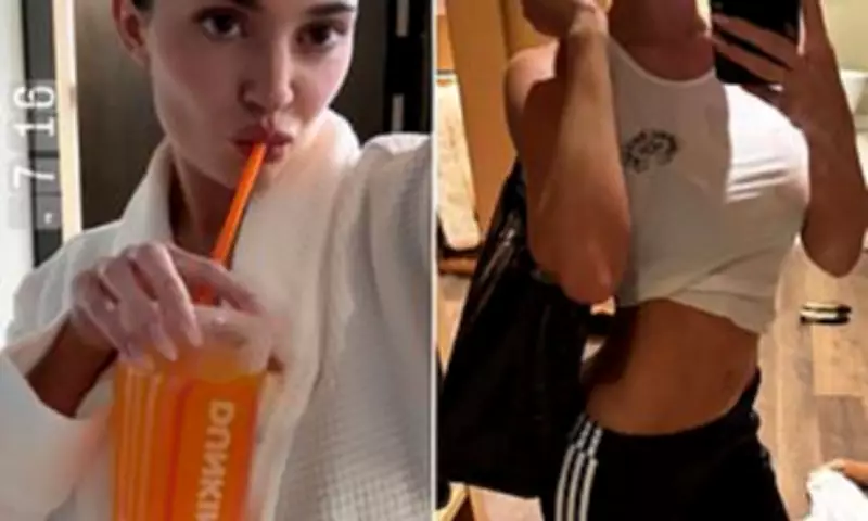Kylie Jenner Shows Off Chiseled Abs in White Crop Top on Instagram