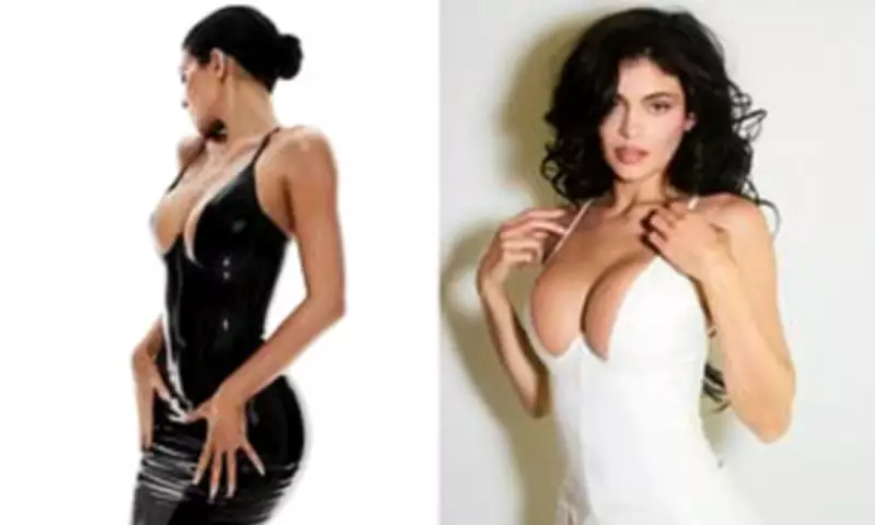 Kylie Jenner Stuns in PVC Dresses from Her Latest Clothing Collection
