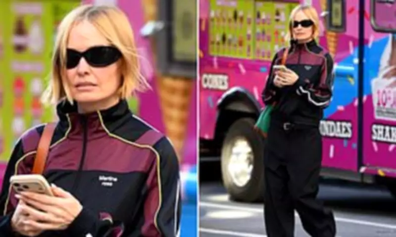 Lara Worthington Stuns in New York with Trendy Martine Rose Jacket
