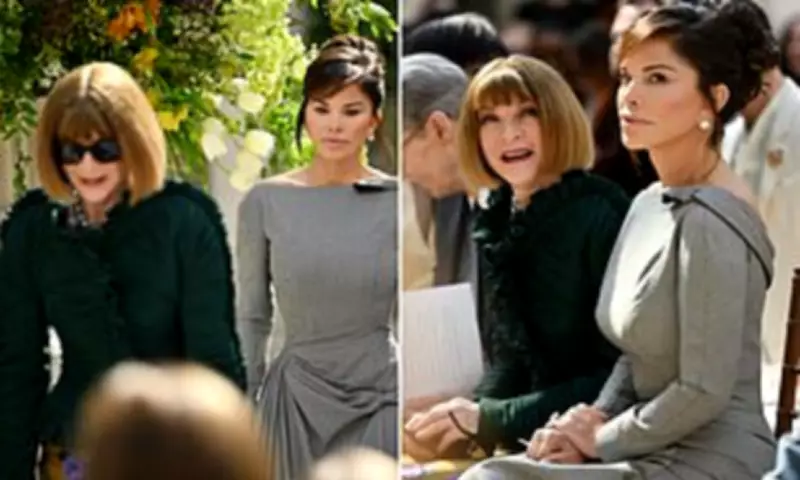 Lauren Sanchez Looks Subdued Alongside Anna Wintour at Met Gala Press Conference