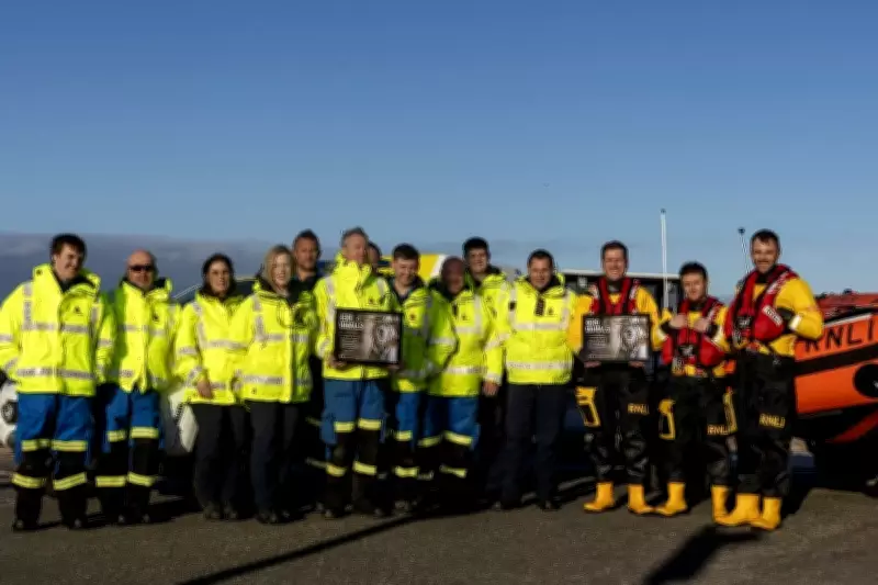 Lifeboat Crew Honoured for Rescuing Dog That Fell into Sea