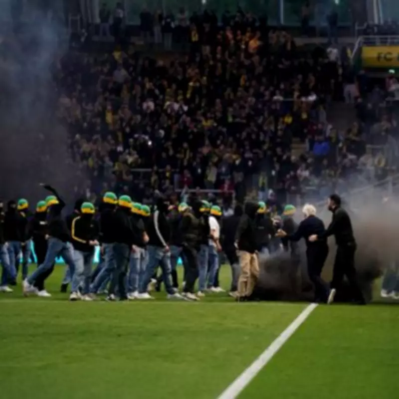 Ligue 1 Match Abandoned After Nantes Fans Storm Pitch in Relegation Protest