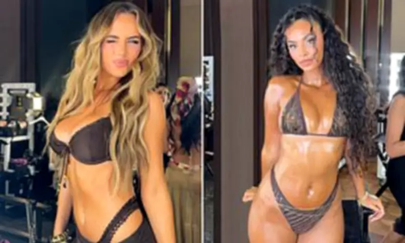Love Island Stars Sophie Piper and Millie Court Sizzle at Miami Swim Week