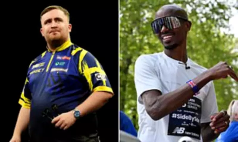 Luke Littler backs himself to beat Mo Farah in half marathon darts challenge