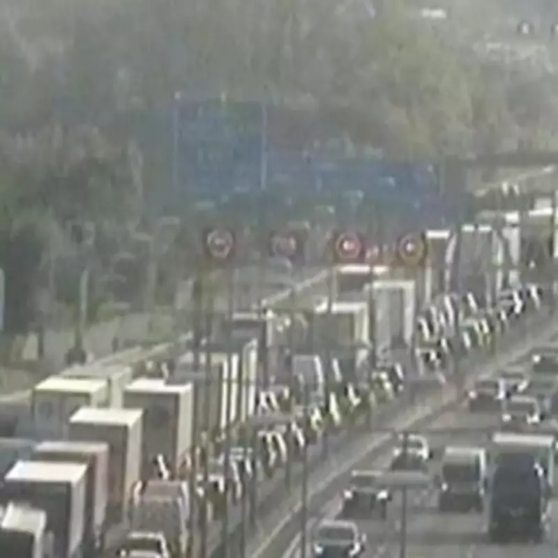 M25 Crash Causes Major Delays After Multi-Vehicle Collision