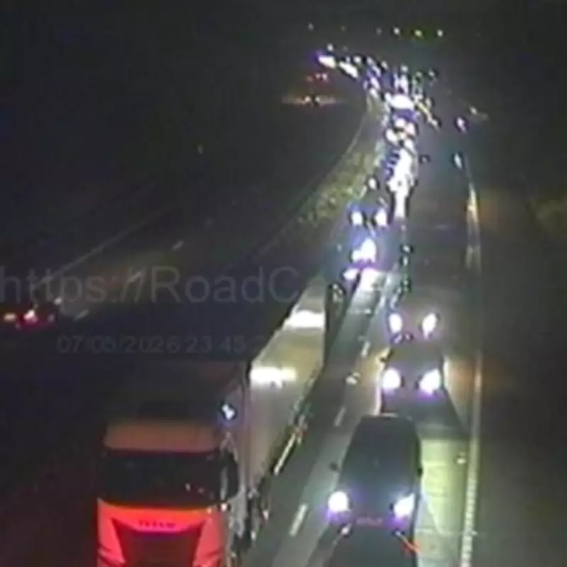 M42 Tamworth Closure: Multi-Vehicle Crash Causes Heavy Traffic