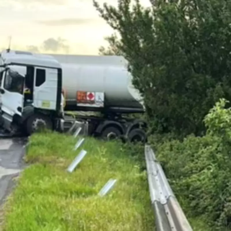 M5 Shut in Somerset After Fuel Tanker Crash Causes 3-Hour Delays