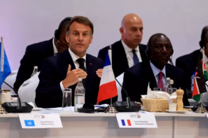 Macron Demands Silence from Noisy Audience at Kenya Summit