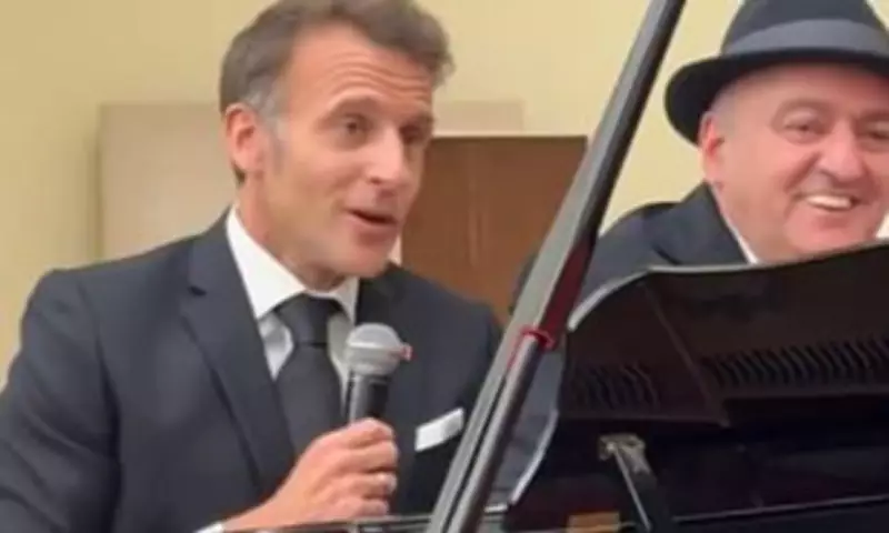 Macron's Awkward Singalong at State Dinner in Armenia Goes Viral