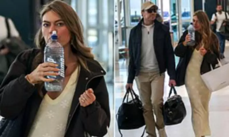 MAFS Stars Jacqui Burfoot and Clint Rice Keep Low Profile at Sydney Airport