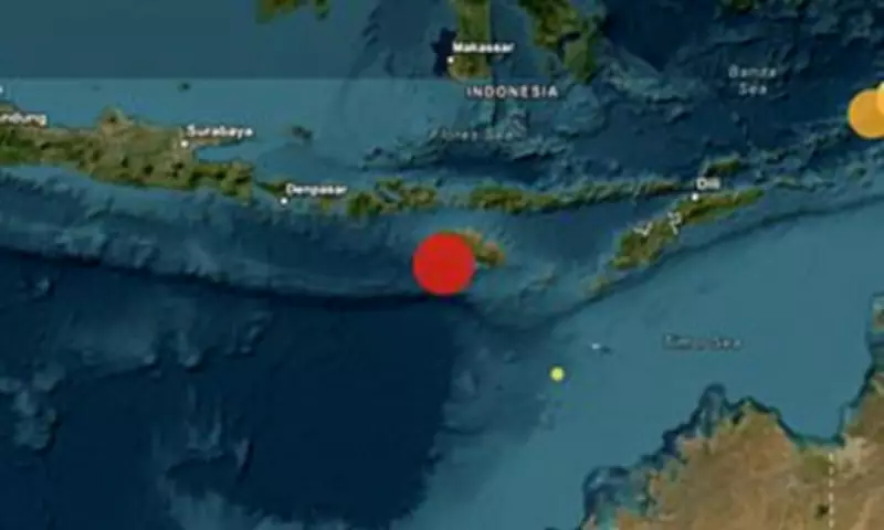 Magnitude 6 Earthquake Strikes Off Indonesia's Sumba Island Near Bali