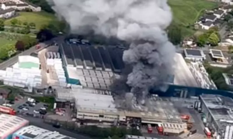 Major Fire Breaks Out at Warburtons Bread Factory in Burnley