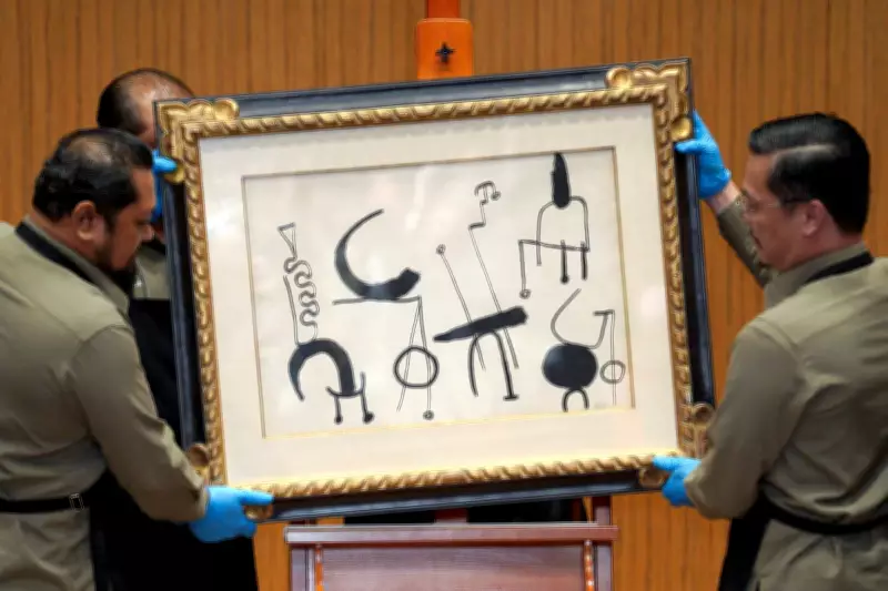 Malaysia unveils Picasso and Miró works recovered from 1MDB scandal