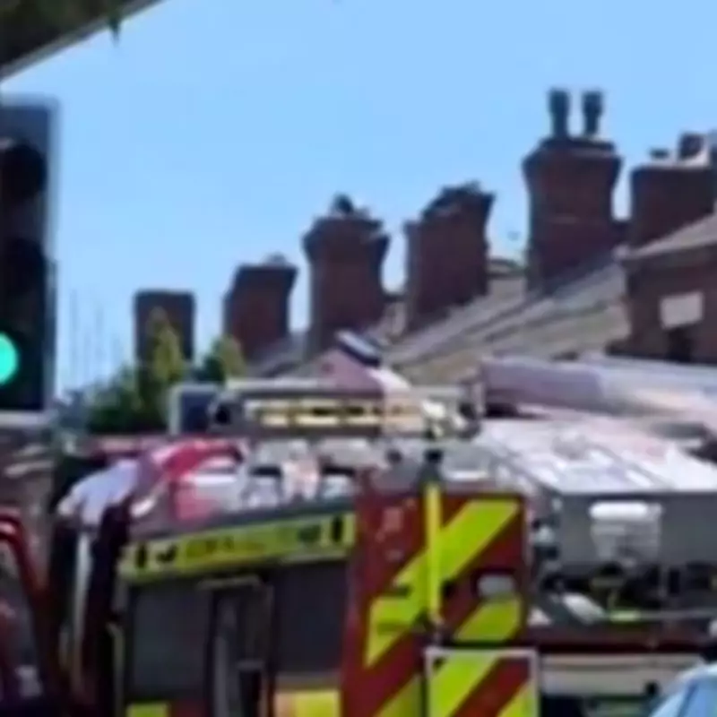 Man on Roof Throws Objects, Sets Fires in Chorley Standoff