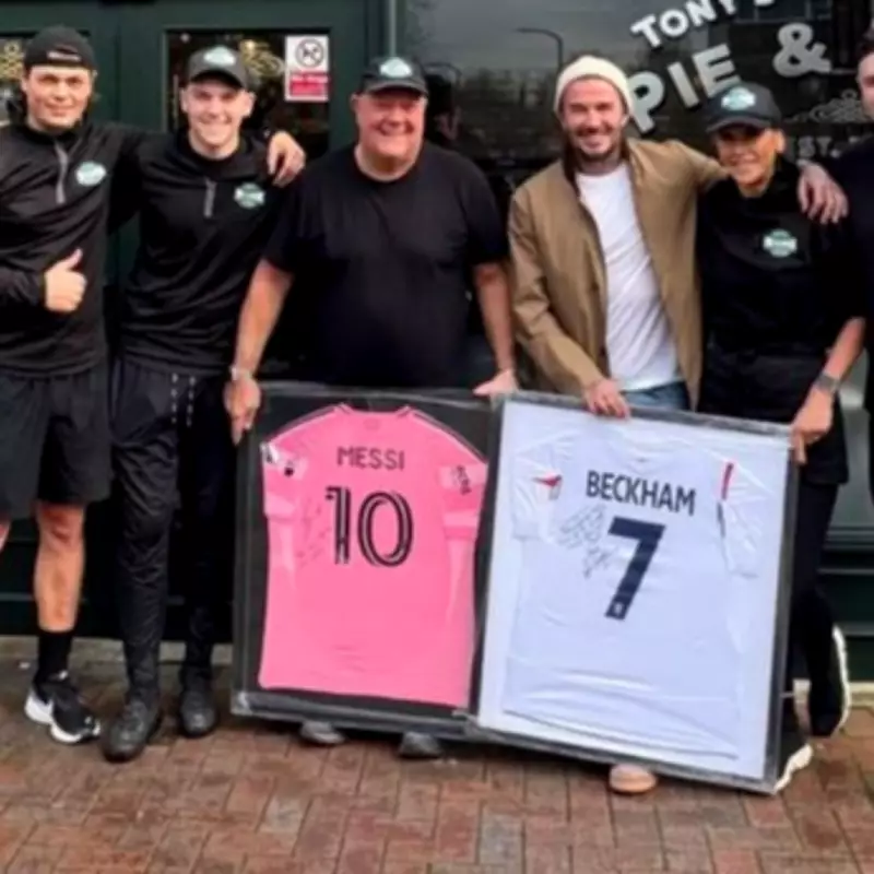 Man Samples David Beckham's Favourite Pie Shop and Gives One-Word Verdict
