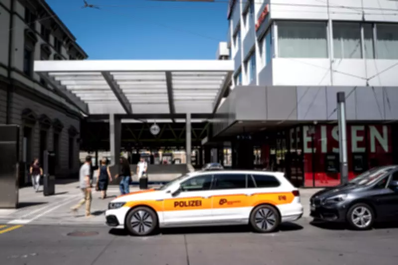 Man stabs three at Swiss train station, arrested