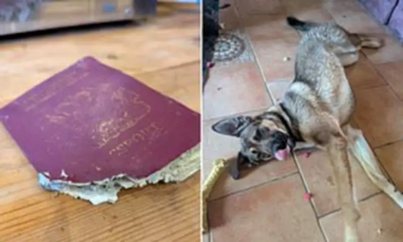Man Stranded in France After Puppy Chews Passport to Shreds