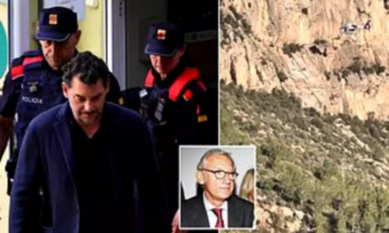 Mango Heir Suspected of Premeditated Role in Father's Cliff Death