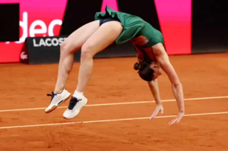 Marta Kostyuk Wins Madrid Open with Back Handspring Celebration
