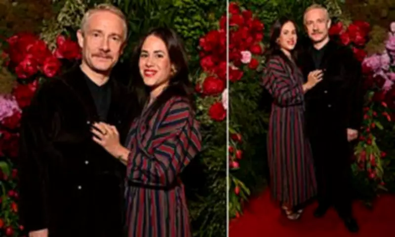 Martin Freeman and Rachel Mariam Dazzle at Pre-BAFTA Event as Ex Amanda Abbington's Fiancé Wins Legal Settlement