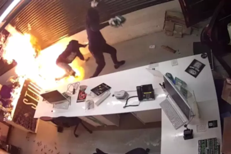 Masked Man Sets Himself on Fire in Michigan Cannabis Dispensary Arson
