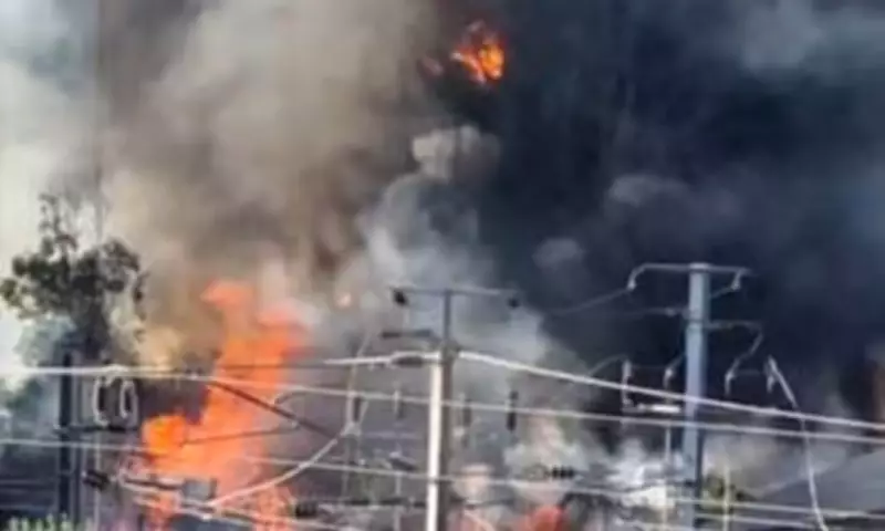Massive Fire in East London Causes Severe Tube Delays