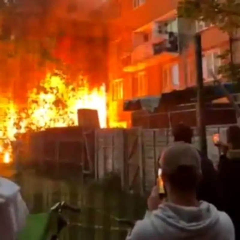 Massive Hackney Fire: Smoke Fills London Sky as Crews Battle Blaze