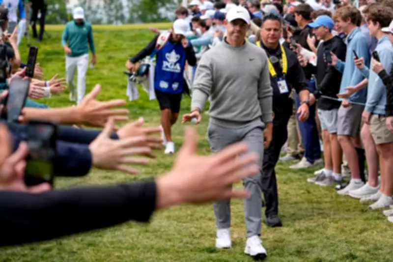 McIlroy charges into contention at US PGA Championship third round