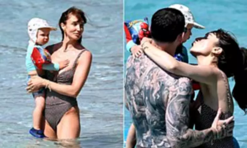 Megan McKenna Stuns in Mallorca Beach Getaway with Husband and Son