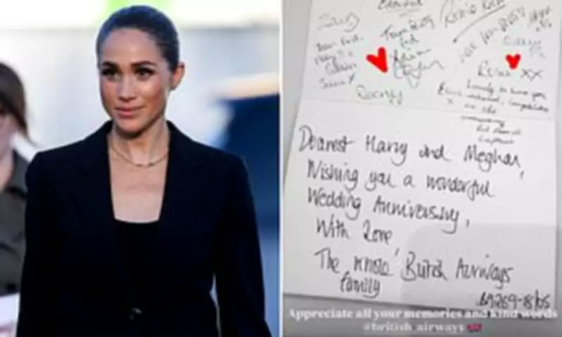 Meghan Markle Makes Rare UK Visit on Return from Geneva, Receives Anniversary Gifts