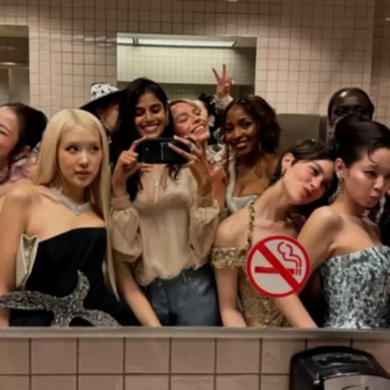 Met Gala 2026 Bathroom Selfie Recreated by Margot Robbie and 8 Other Celebs
