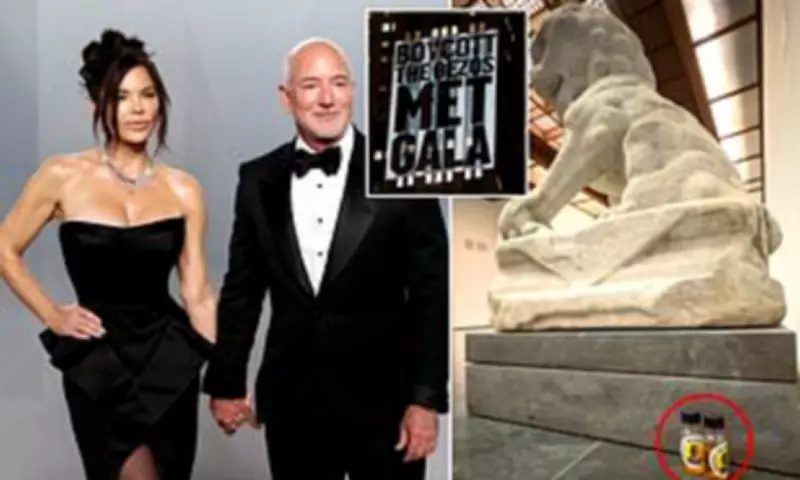 Met Gala Protests Escalate with Fake Urine Stunts Targeting Bezos