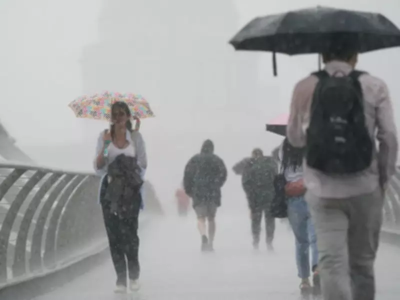 Met Office Names Five Areas Facing Heavy Rain on Saturday as UK Heatwave Ends