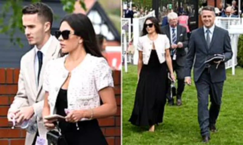 Michael Owen and Children Gemma and James Attend Boodles Festival Day Two